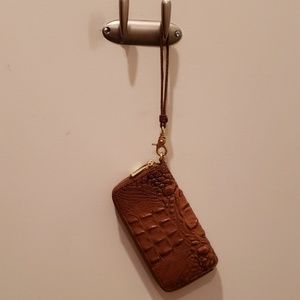 Brahmin wallet/wristlet double zipper